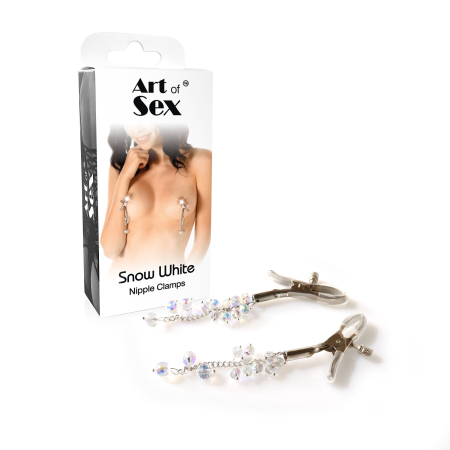 Затискачі для сосків Art of Sex Snow White №3