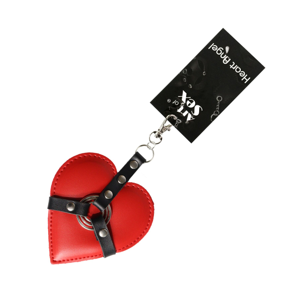Брелок на карабіні для ключів Art of Heart Angel, Червоний - фото