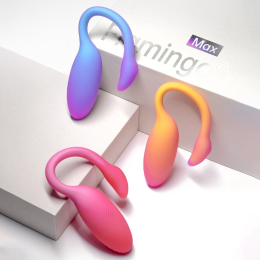 Смарт-віброяйце Magic Motion Flamingo Max Blue 2 в 1: віброяйце та тренажер Кегеля, 10 режимів - - фото №12