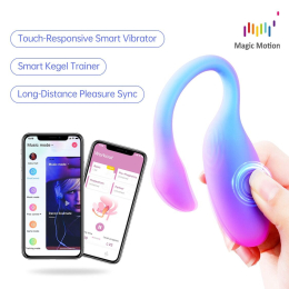 Смарт-віброяйце Magic Motion Flamingo Max Blue 2 в 1: віброяйце та тренажер Кегеля, 10 режимів - - фото №5