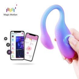 Смарт-віброяйце Magic Motion Flamingo Max Blue 2 в 1: віброяйце та тренажер Кегеля, 10 режимів - - фото №2