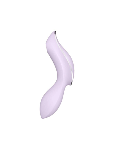 Вакуумний стимулятор з вібрацією Satisfyer Curvy Trinity 2 Violet - фото №2