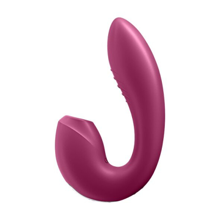 Вакуумний смарт-вібратор Satisfyer Sunray Berry, 4 положення стовбура - фото №4