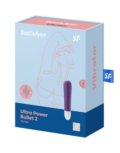 Вібропуля перезаряджаєма Satisfyer Ultra Power Bullet 2 Violet - фото №6