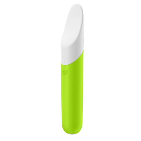 Мінівібратор із гнучким язичком Satisfyer Ultra Power Bullet 7 Green - фото №2