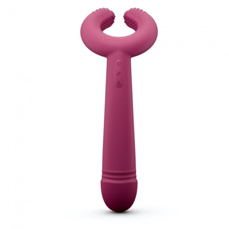 Вібратор для пар Love To Love PLEASE ME - PLUM STAR з трьома моторами, гнучкий - фото №3