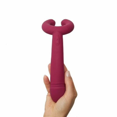 Вібратор для пар Love To Love PLEASE ME - PLUM STAR з трьома моторами, гнучкий - фото №13