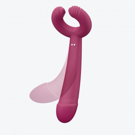 Вібратор для пар Love To Love PLEASE ME - PLUM STAR з трьома моторами, гнучкий - фото №5