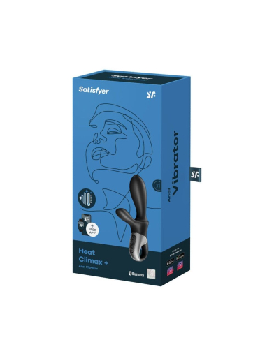Універсальний смарт-вібратор з підігрівом Satisfyer Heat Climax + - фото №4