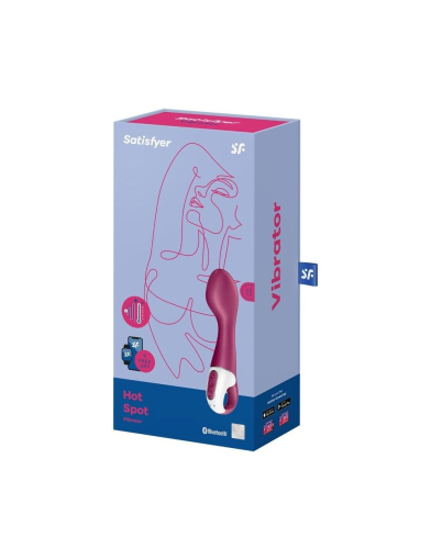 Смарт вібратор точки G Satisfyer Hot Spot з функцією підігріву - фото №4