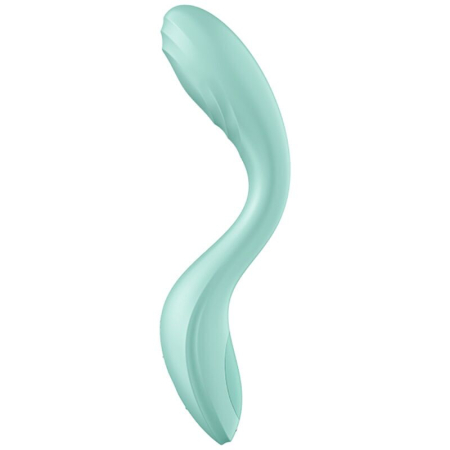 Вібратор із перлинною стимуляцією точки G Satisfyer Rrrolling Pleasure Mint - фото №3