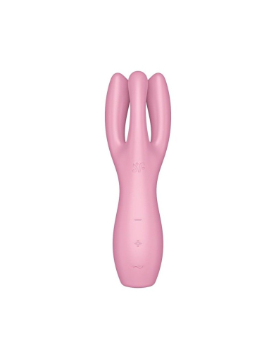 Кліторальний вібратор Satisfyer Threesome 3 Pink з трьома пальчиками №2